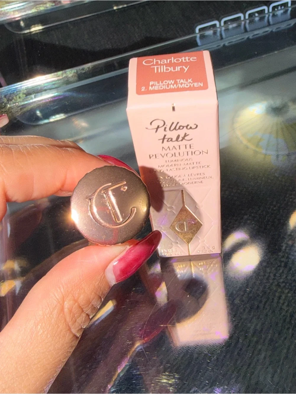 🩷 BRAND NEW WITH BOX Charlotte Tilbury Pillow Talk Lipstick - in shade “MEDIUM”